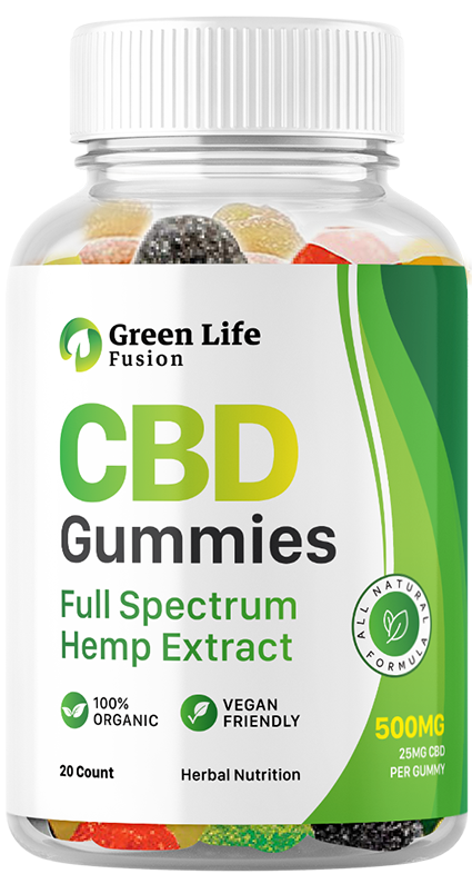 Green Life Fusion CBD Gummies, 500 mg, 20 count